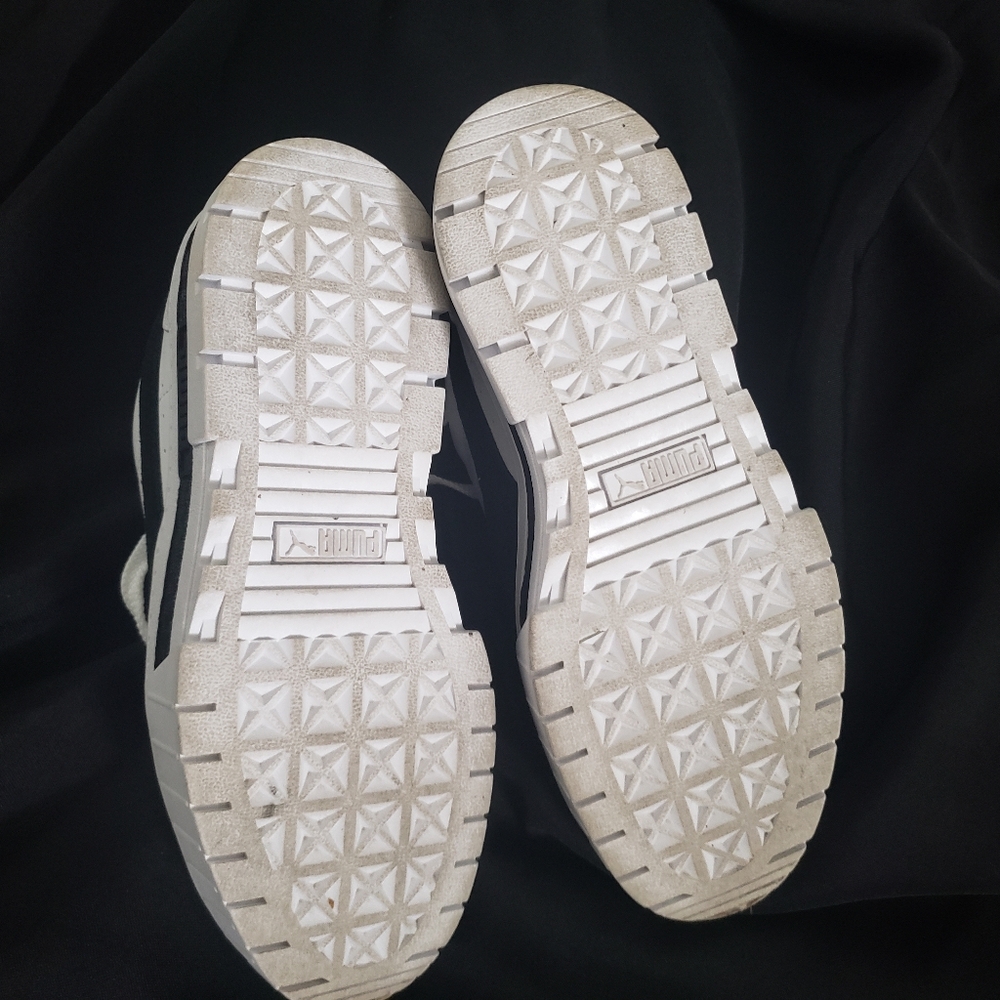 Mayze Puma Women's White and Black Platform Sneakers 7 New - Picture 13 of 13